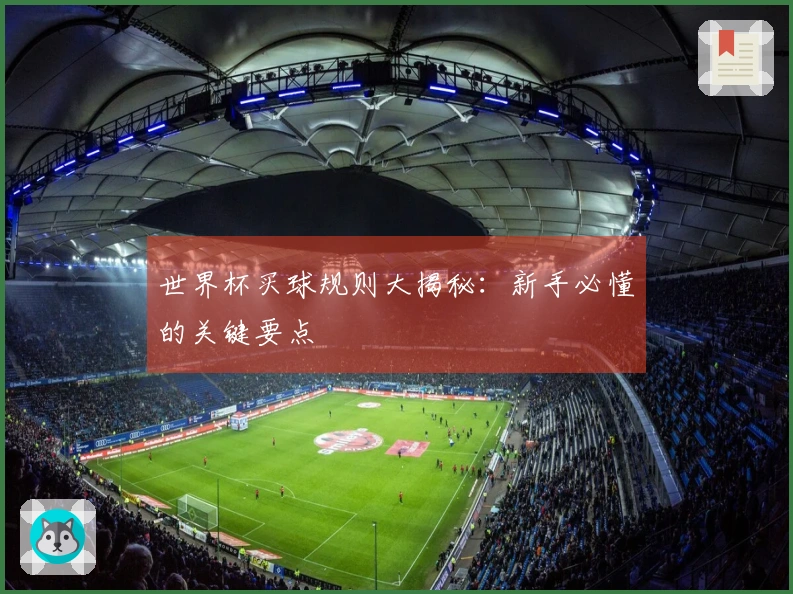 世界杯买球规则大揭秘：新手必懂的关键要点